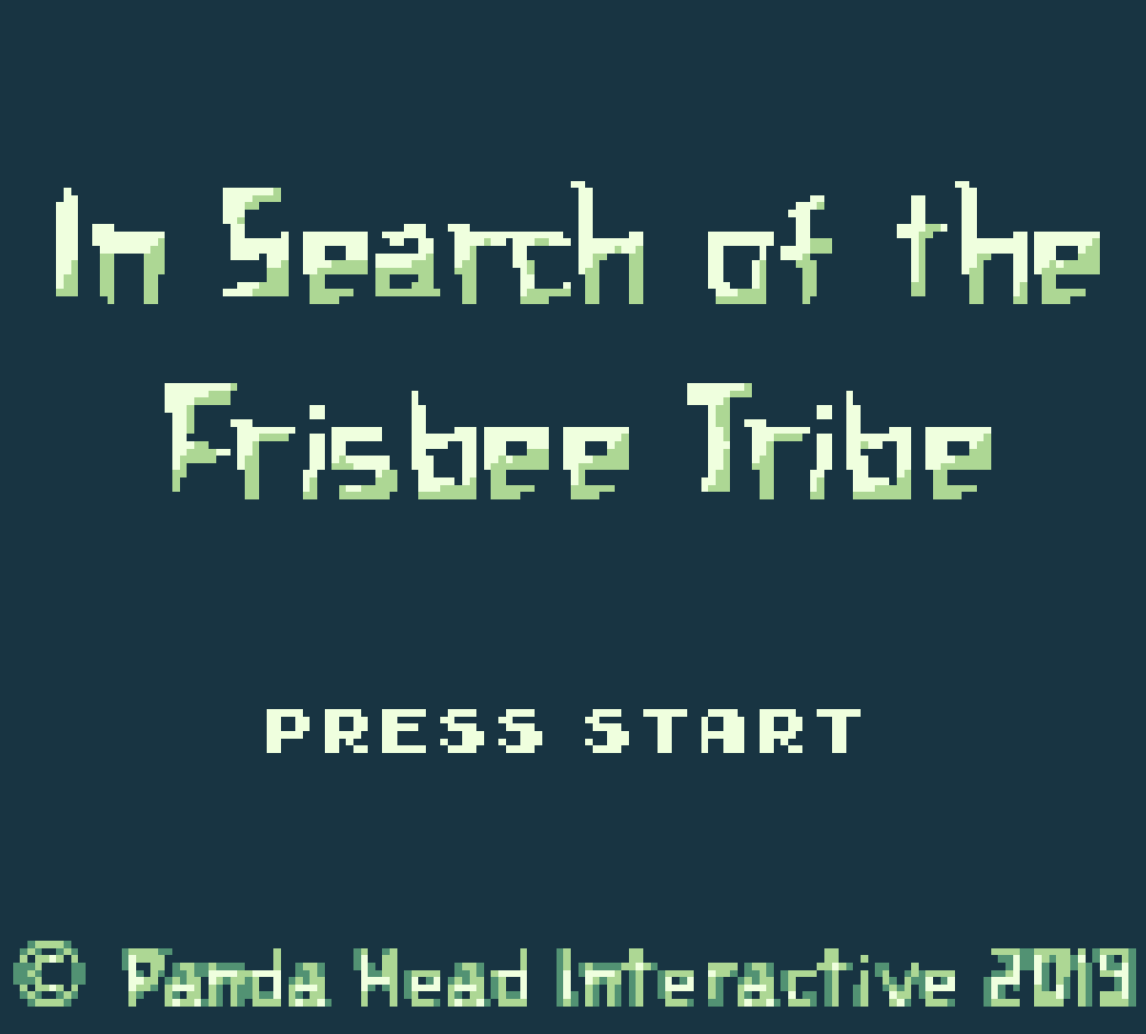 Screenshot of "In Search of the Frisbee Tribe" GameBoy game