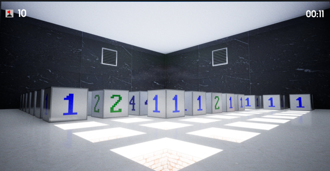 Screenshot of "The Mine Room"