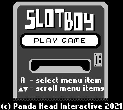 Screenshot of "Slot Boy" GameBoy game