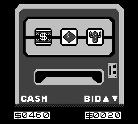 Screenshot of "Slot Boy" GameBoy game